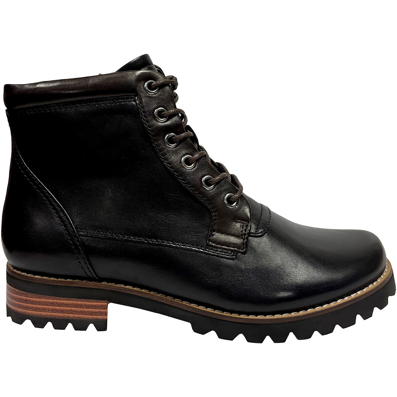 Womens Regarde le ciel Regarde le Ciel Layla-02 007 Women's Boots Muddy/TDM Combi Leather Muddy/TDM Combi Leather