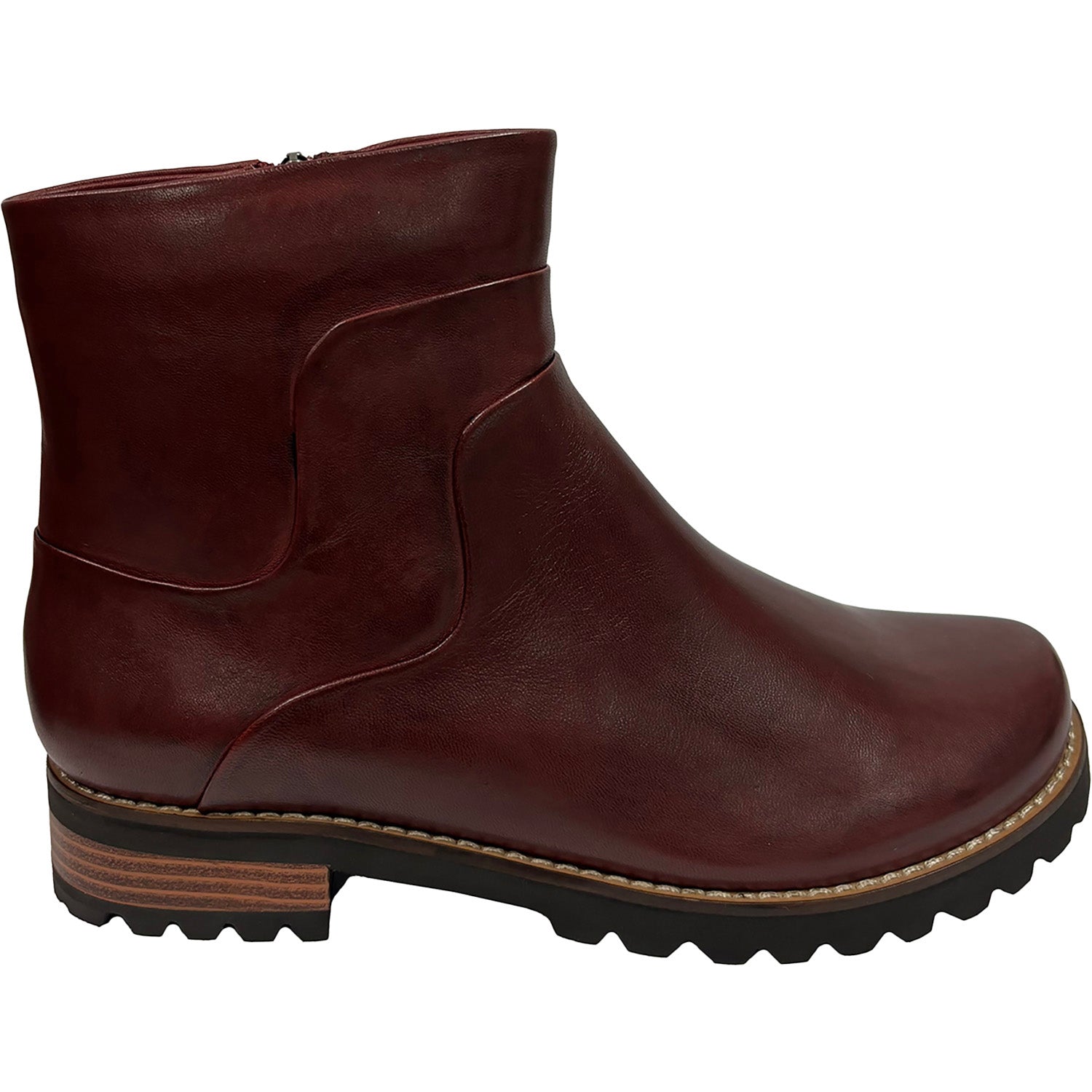 Womens Regarde le ciel Regarde le Ciel Layla-10 008 Women's Boots Sangria Leather Sangria Leather