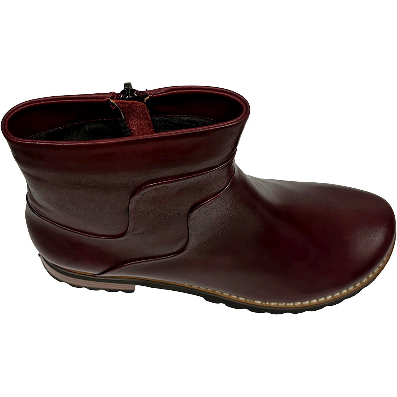 Womens Regarde le ciel Regarde le Ciel Layla-10 008 Women's Boots Sangria Leather Sangria Leather