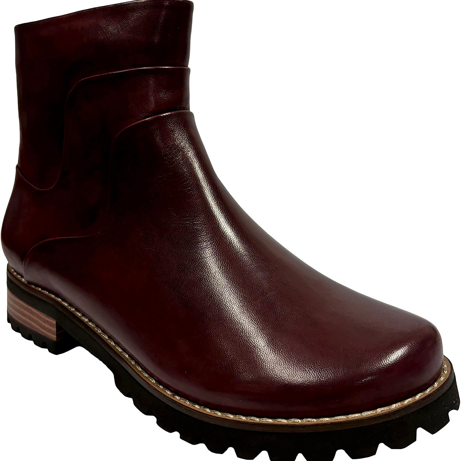 Womens Regarde le ciel Regarde le Ciel Layla-10 008 Women's Boots Sangria Leather Sangria Leather
