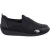 Womens Ara shoes Women's Ara Layton II Black Woven Stretch Fabric Black Woven Stretch Fabric