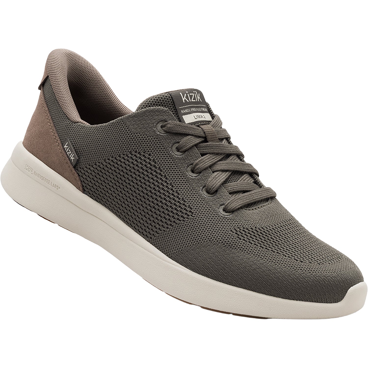 Mens Kizik Kizik Lima 2 Men's Athletic Shoes Major Brown/Caribou Major Brown/Caribou