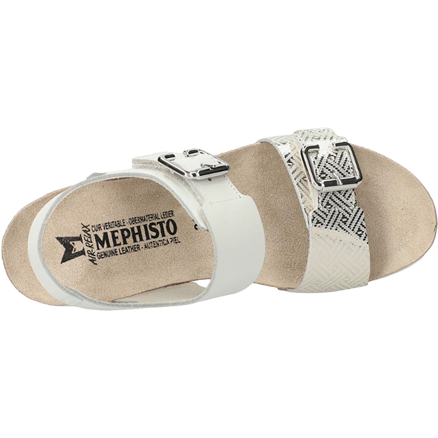 Womens Mephisto Mephisto Lissandra Women's Wedge Sandals White Helios White Helios