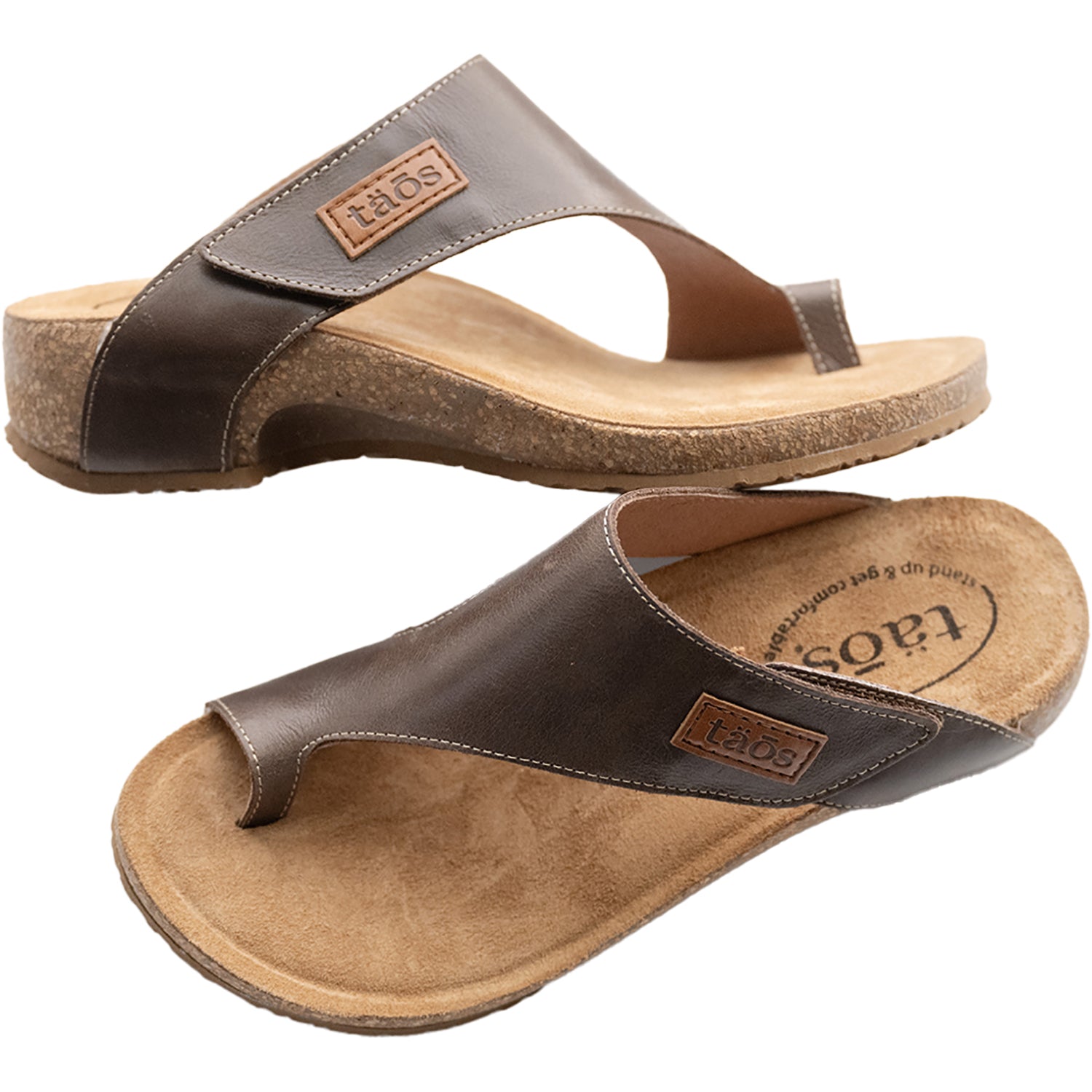 Womens Taos Taos Loop Women's Thong Sandals Mocha Mocha