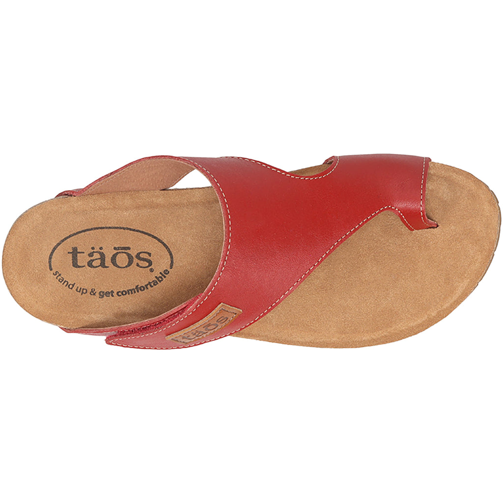 Womens Taos Women's Taos Loop Red Leather Red Leather