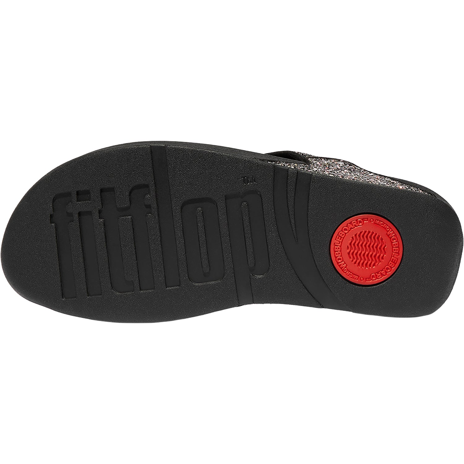 Womens Fit flop FitFlop Lulu Multi-Tonal Glitter Toe-Post Sandal Women's Thong Sandals Black Multi Black Multi