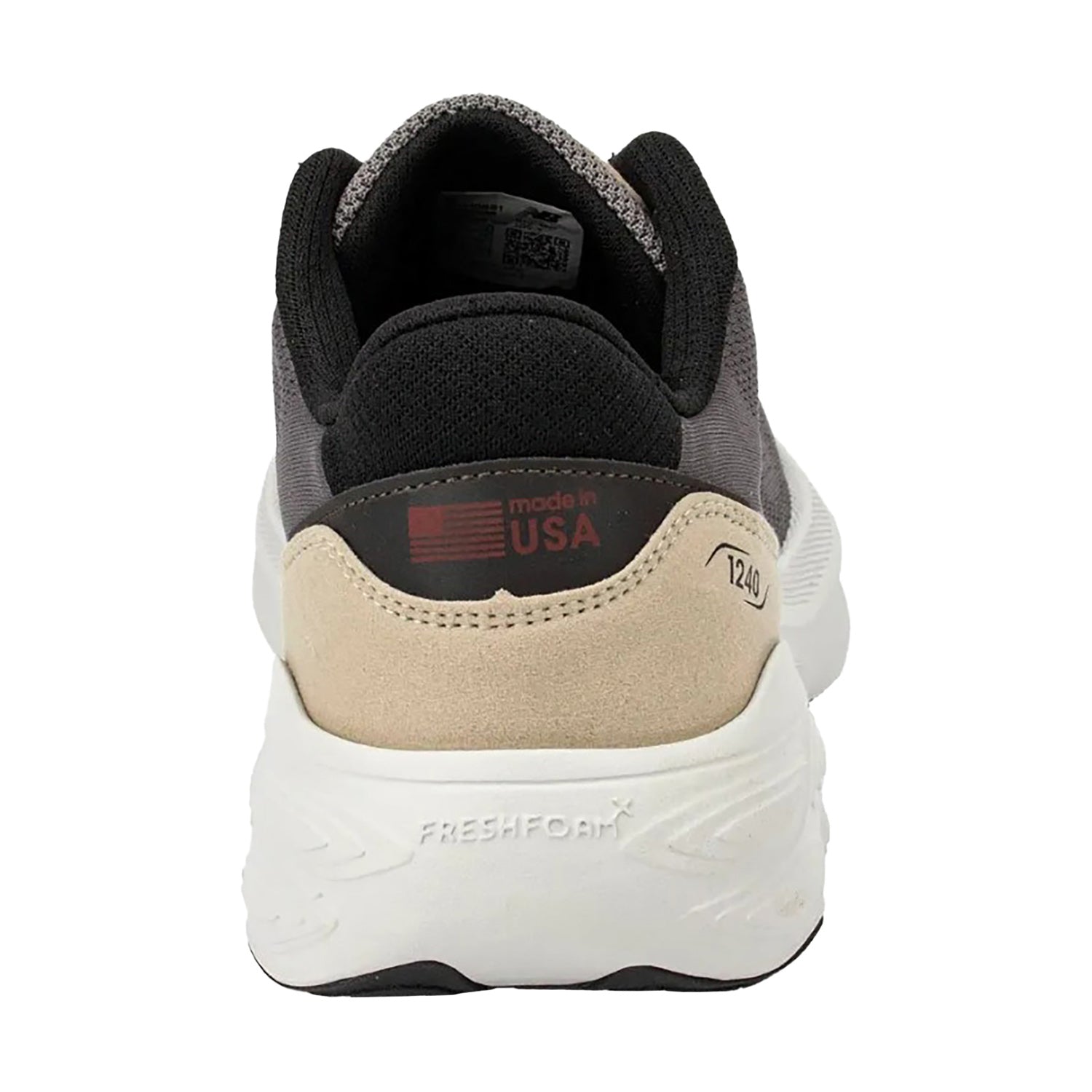 Mens New balance New Balance Made in USA 1240v1 (Neutral Support) Men's Athletic Shoes M1240BS1 Black/Stoneware/Firecracker Black/Stoneware/Firecracker
