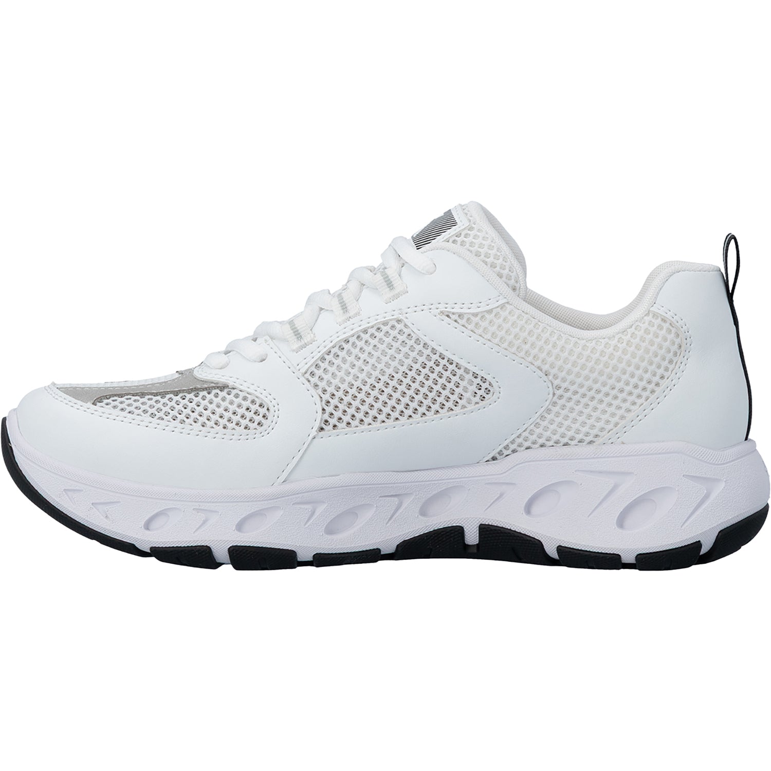 Womens Rieker Rieker M6501-80 Edith 01 Women's Hands-Free Sneakers Weiss/Weiss/Cement Weiss/Weiss/Cement