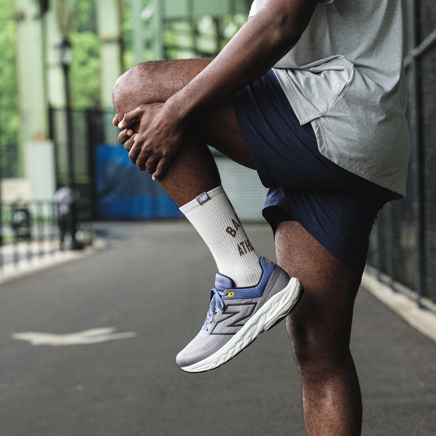 Men's New Balance M86014D Slate Grey/Dream State/Ginger Lemon