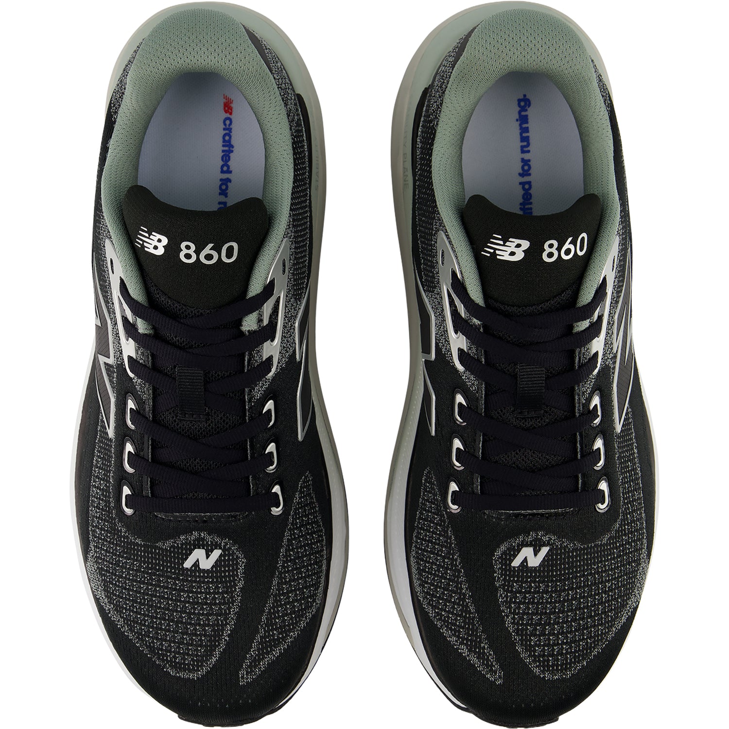 Mens New balance New Balance Fresh Foam X 860v15 Men's Athletic Shoes M8609HY Black/Bayberry (Stability Support) Black/Bayberry
