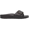 Womens Birkenstock Birkenstock Madrid Big Buckle EVA Women's Recovery Slides Black Black