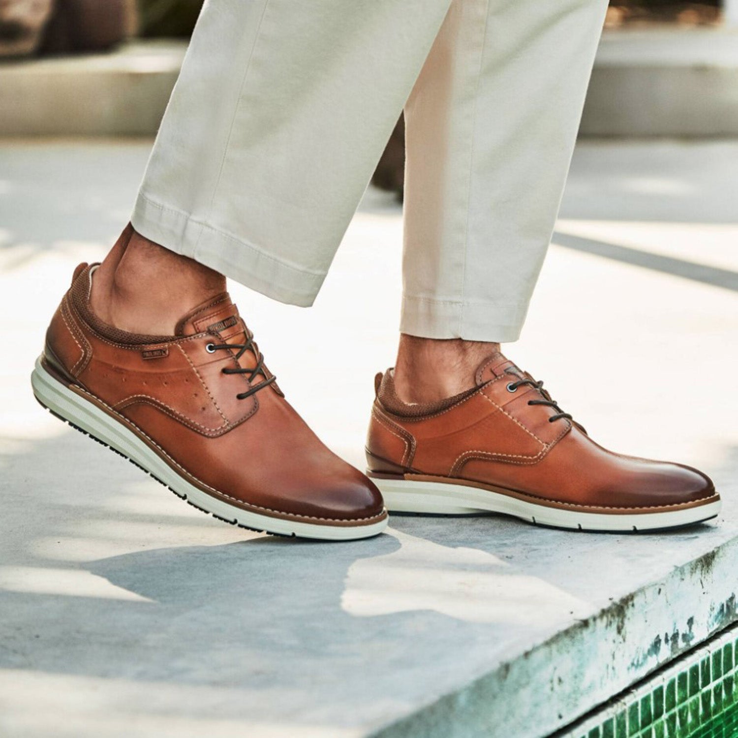 Mens Pikolinos Pikolinos Manacor M1A-4276C1 Men's Lace Up Shoes Brandy Brandy