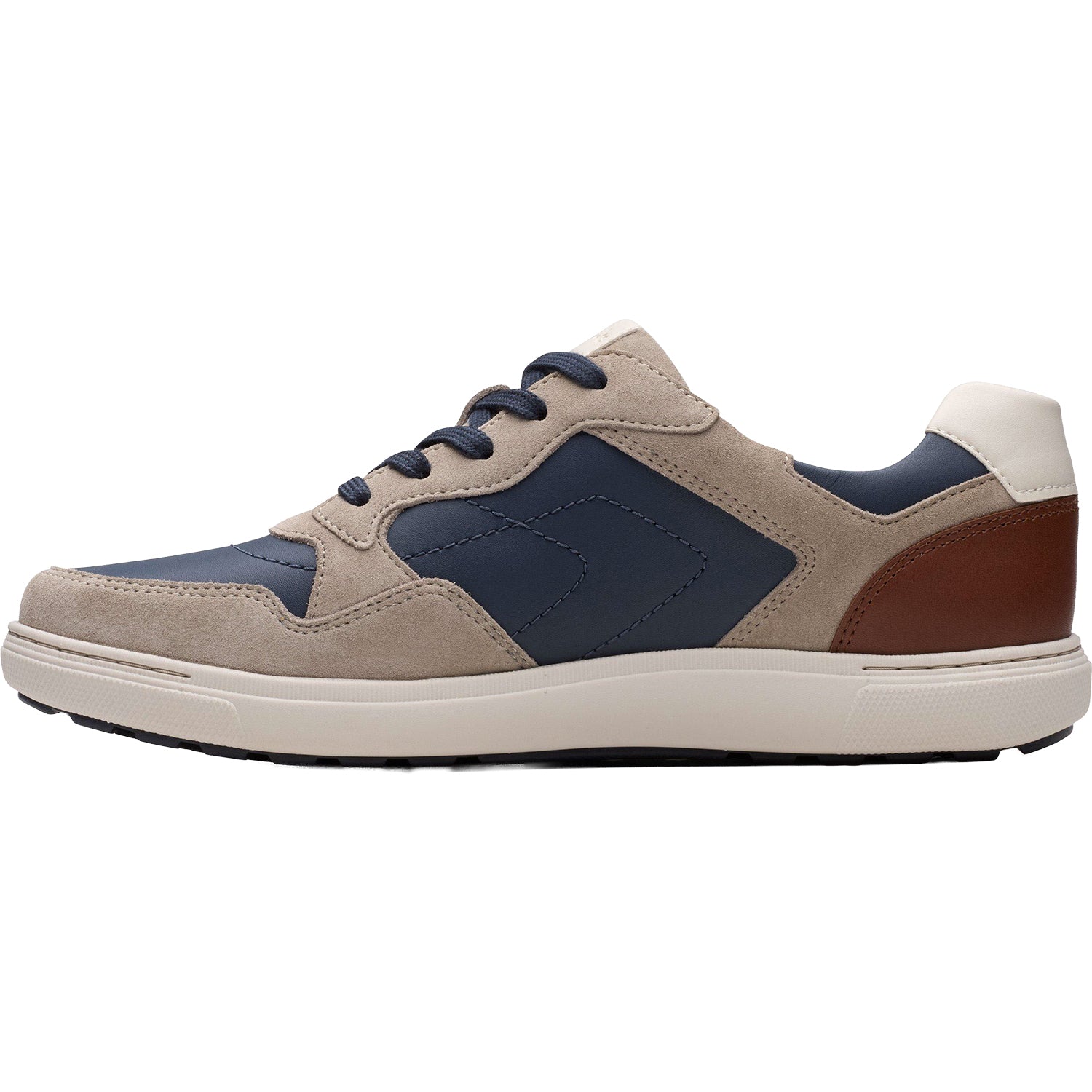 Mens Clarks Clarks Mapstone Sport Men's Lace Up Shoes Grey Combi Grey Combi