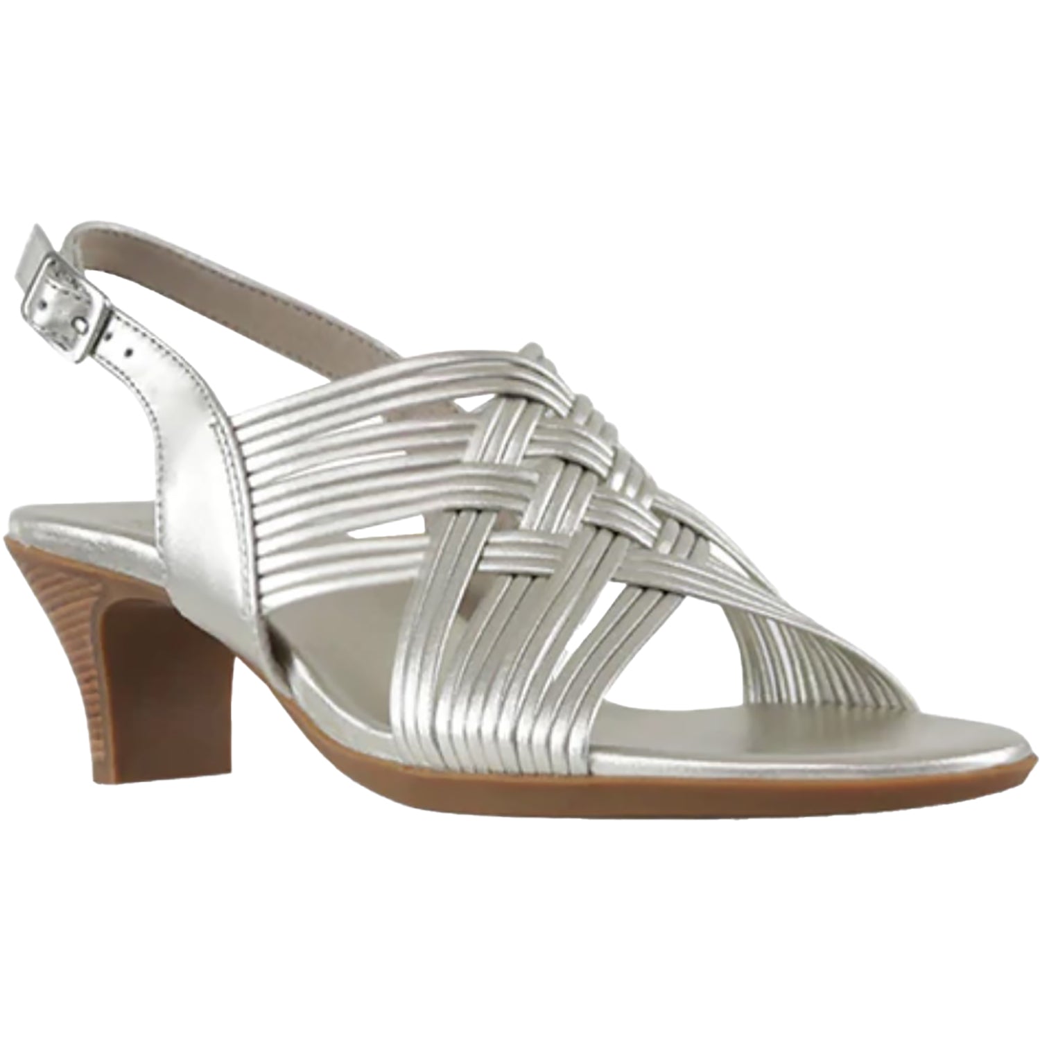 Munro Marianna Women's Dress Sandals Natural Metallic 5.5 / Wide