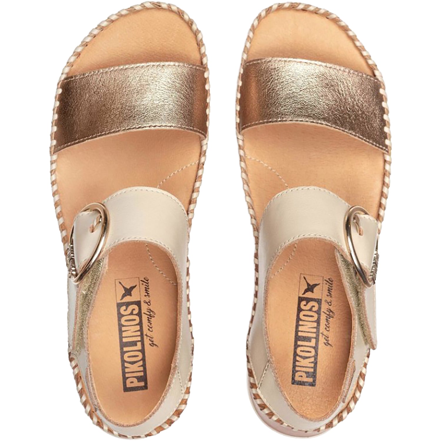 Womens Pikolinos Pikolinos Marina W1C-0709CLC1 Women's Sandals Champagne Champagne