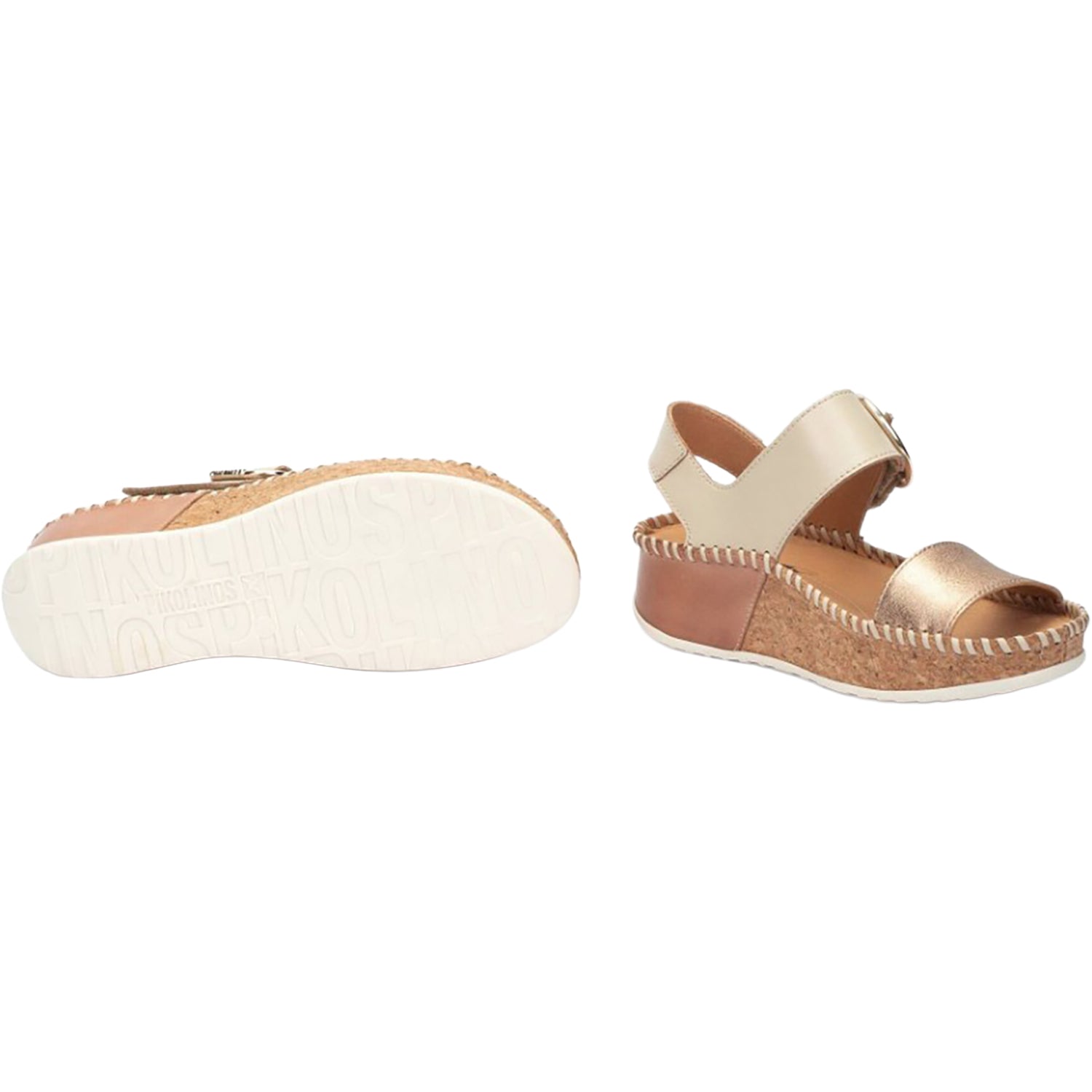 Womens Pikolinos Pikolinos Marina W1C-0709CLC1 Women's Sandals Champagne Champagne
