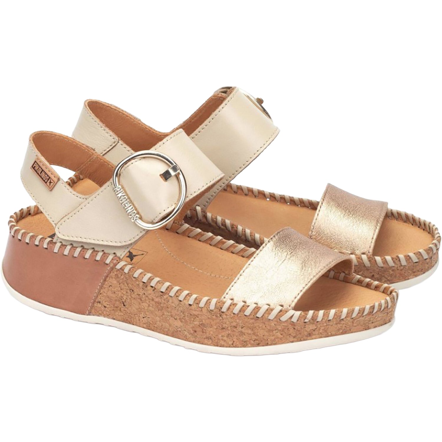 Womens Pikolinos Pikolinos Marina W1C-0709CLC1 Women's Sandals Champagne Champagne