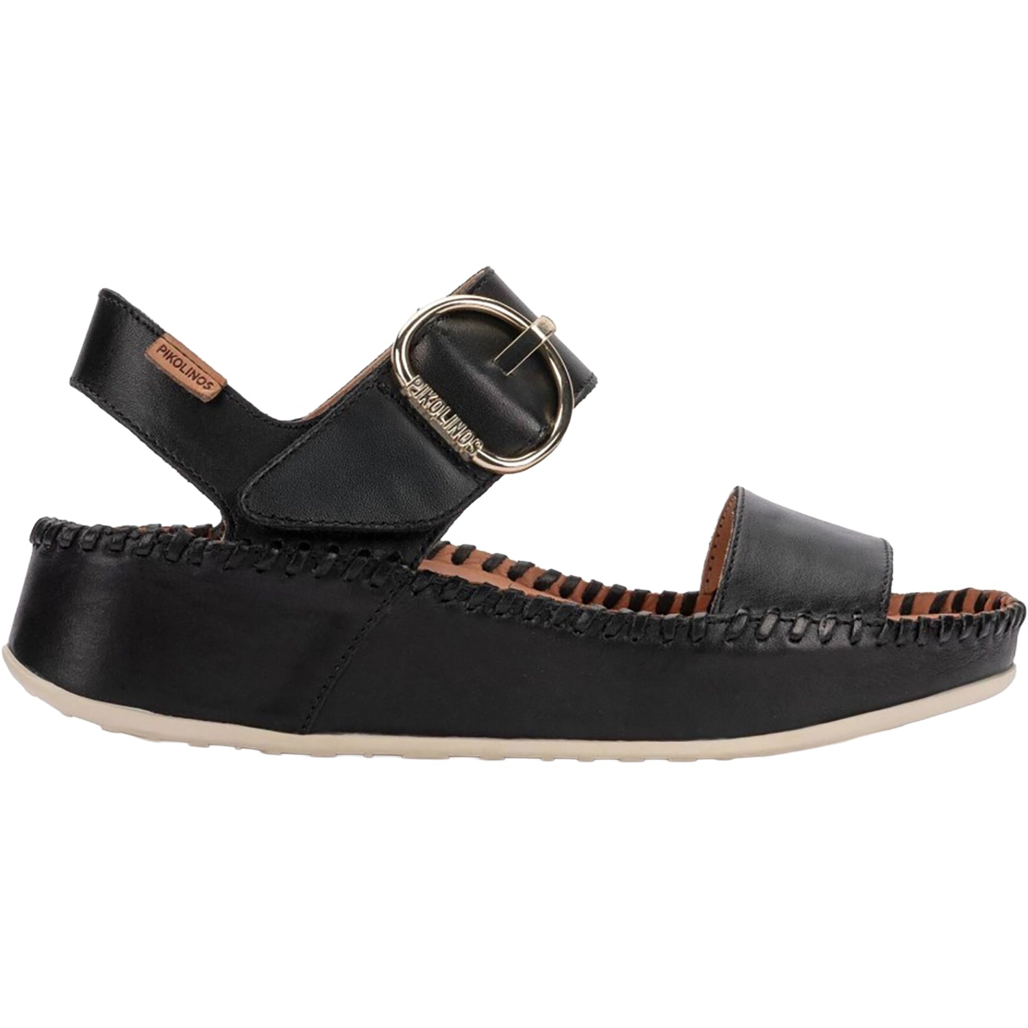 Womens Pikolinos Pikolinos Marina W1C-0709 Women's Wedge Sandals Black Black