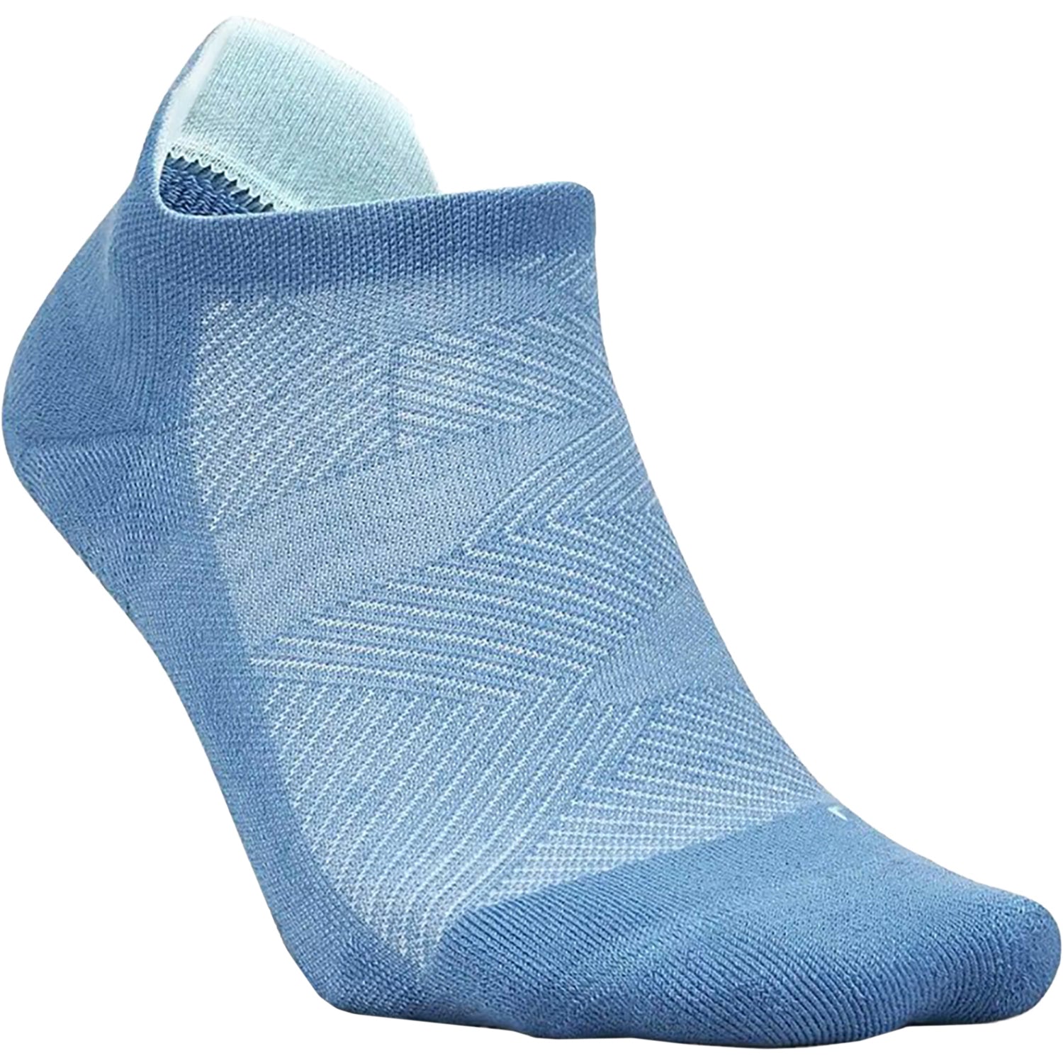 Womens Feetures Feetures Elite Grip Max Cushion Tab Unisex Athletic Shoes Socks Flex Blue Flex Blue