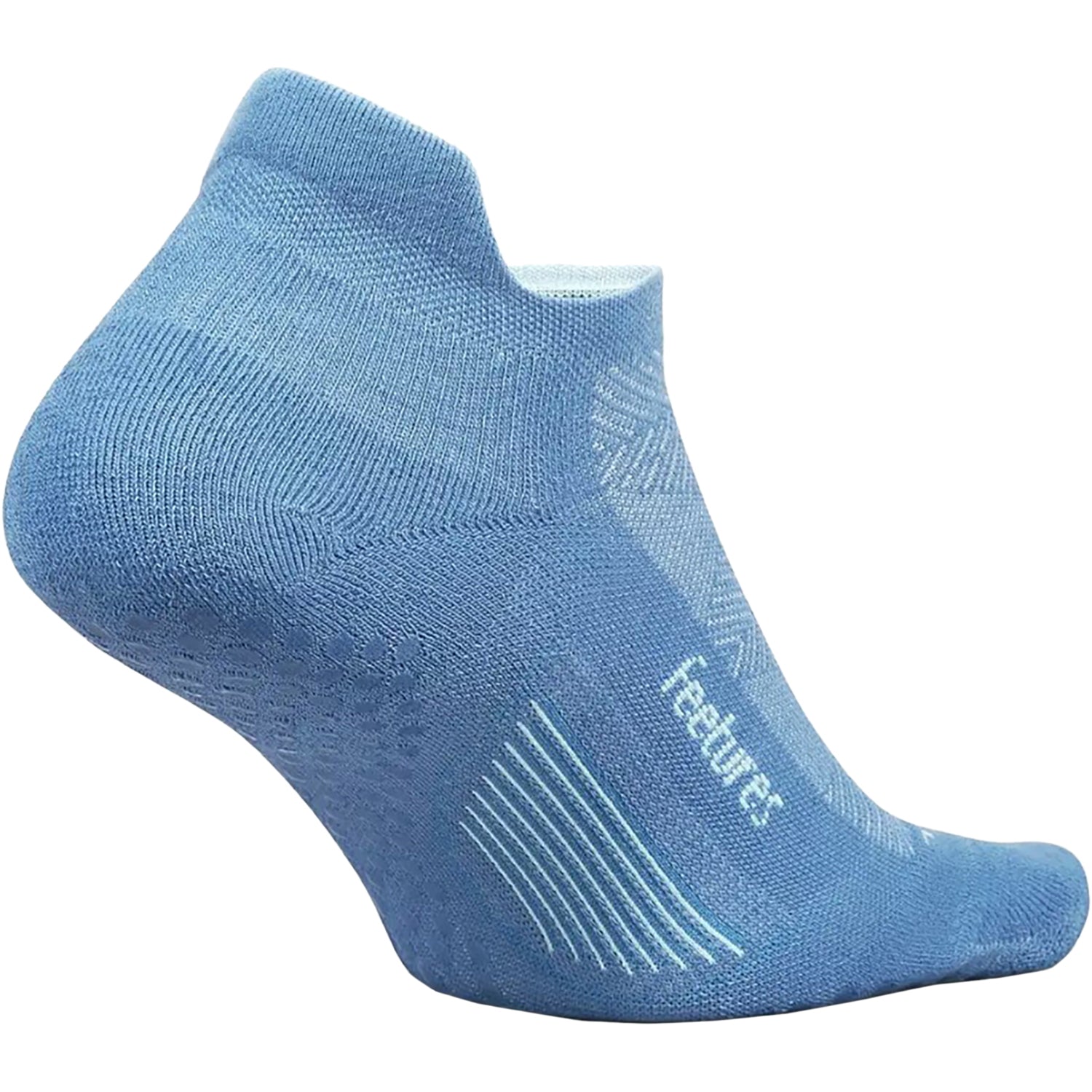 Womens Feetures Feetures Elite Grip Max Cushion Tab Unisex Athletic Shoes Socks Flex Blue Flex Blue