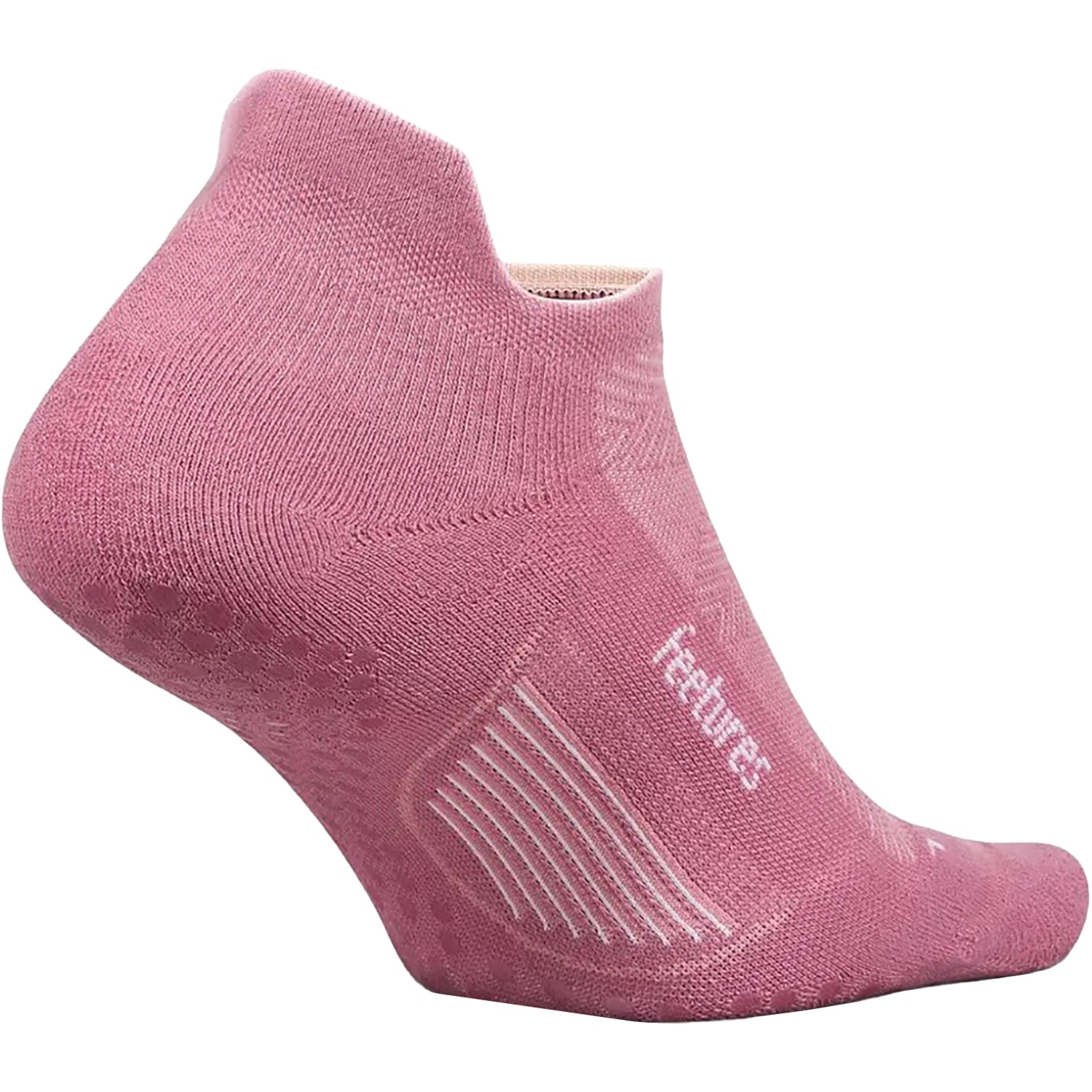 Womens Feetures Feetures Elite Grip Max Cushion Tab Unisex Athletic Shoes Socks Posture Pink Posture Pink