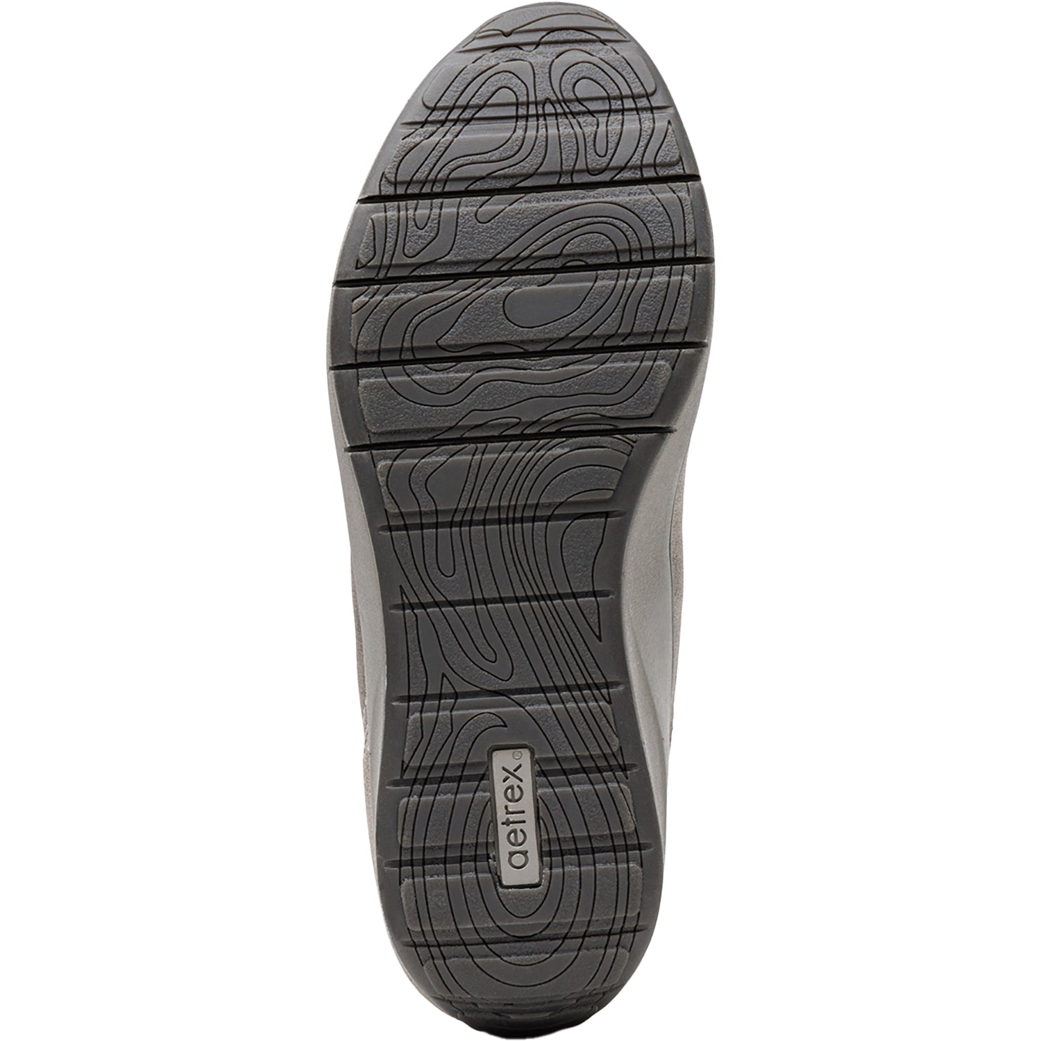 Womens Aetrex Women's Aetrex Megan Pewter Metallic Combi Leather Pewter Metallic Combi Leather