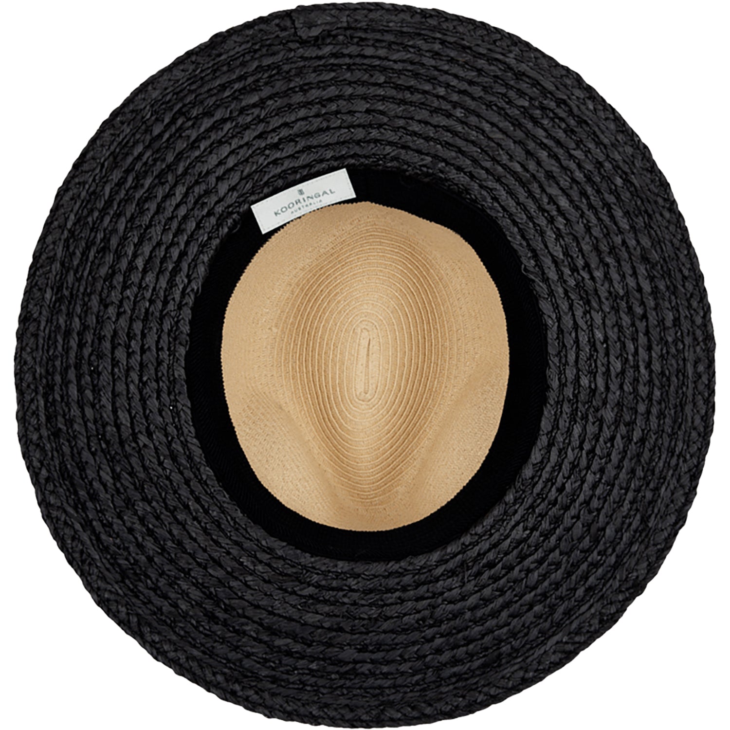 Womens Kooringal Kooringal Mimosa Safari Women's Hats Black/Natural Black/Natural