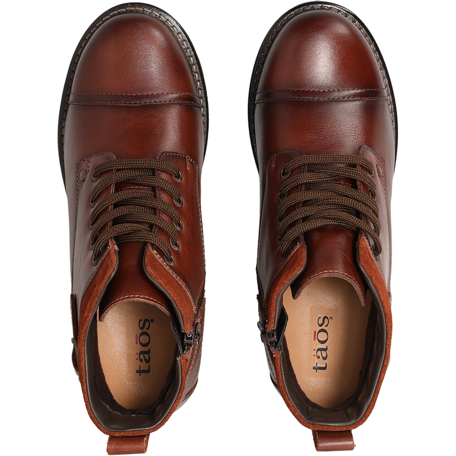 Womens Taos Women's Taos Mini Crave Cognac Leather Cognac