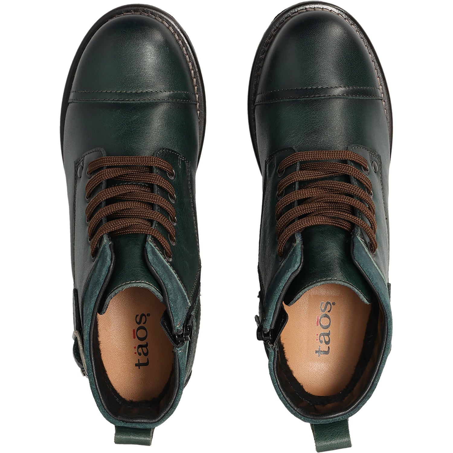 Womens Taos Taos Mini Crave Women's Boots Deep Teal Green Leather Deep Teal Green Leather