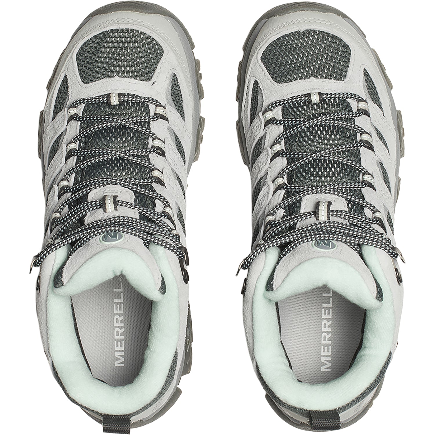 Womens Merrell Merrell Moab 3 Mid WP Women's Hiking Shoes Alloy Alloy