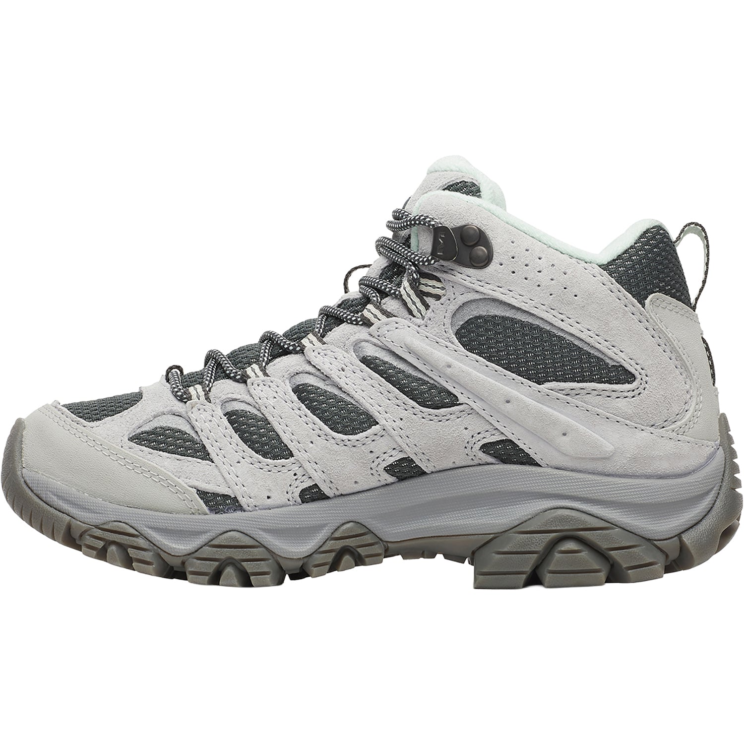 Womens Merrell Merrell Moab 3 Mid WP Women's Hiking Shoes Alloy Alloy