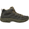 Mens Merrell Merrell Moab 3 Mid Waterproof Men's Athletic Shoes Hiking Trail Black/Beluga Black/Beluga