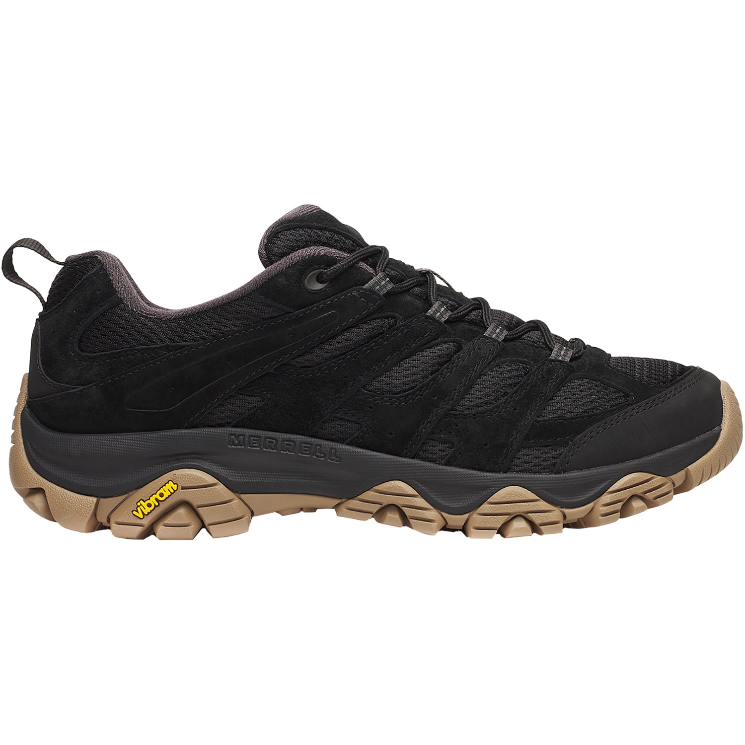 Mens Merrell Merrell Moab 3 Ready Zip Men's Athletic Shoes Trail/Hiking Black Black
