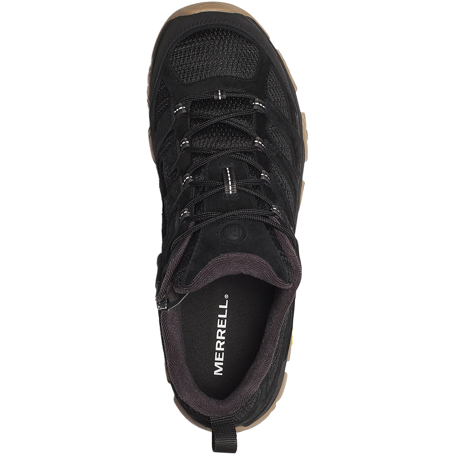 Mens Merrell Merrell Moab 3 Ready Zip Men's Athletic Shoes Trail/Hiking Black Black