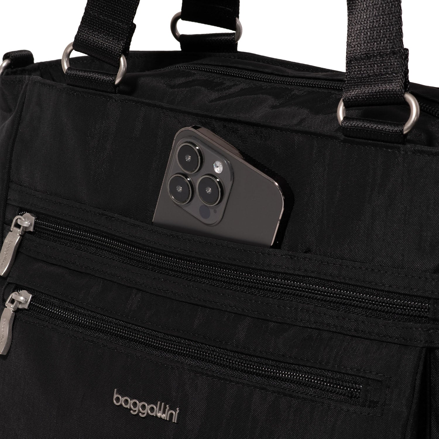 Womens Baggallini Baggallini Modern Everyday Shopper Black Black