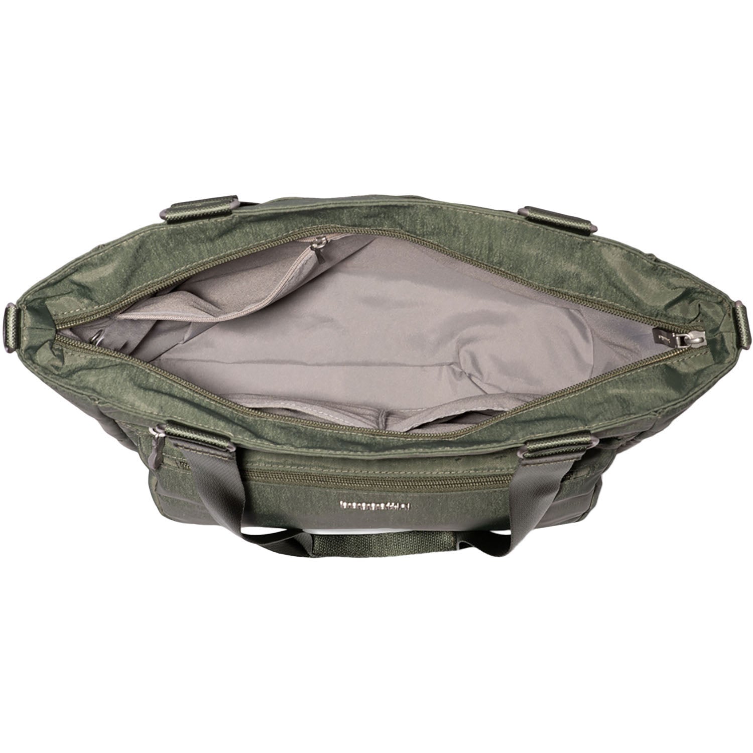 baggallini errand travel tote bag Baggallini Modern Everyday Shopper Handbag Thyme – Footwear etc