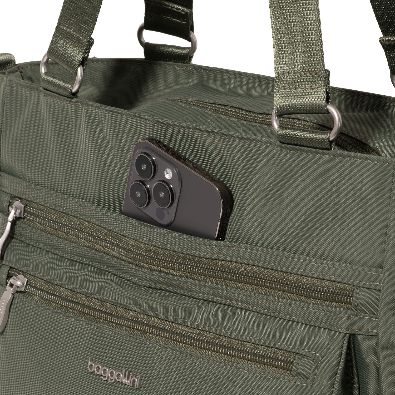 Womens Baggallini Baggallini Modern Everyday Shopper Thyme Thyme