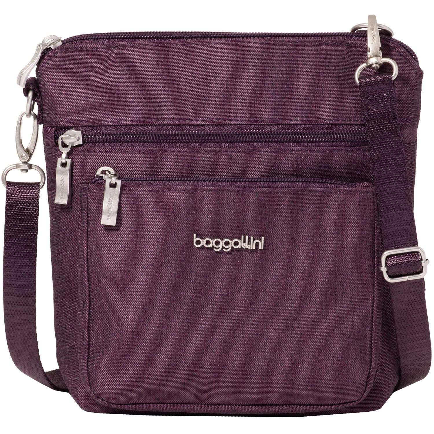 Baggallini Modern Pocket Crossbody Handbag Plum Footwear etc. Baggallini Modern Pocket Crossbody Handbag Plum Footwear etc.