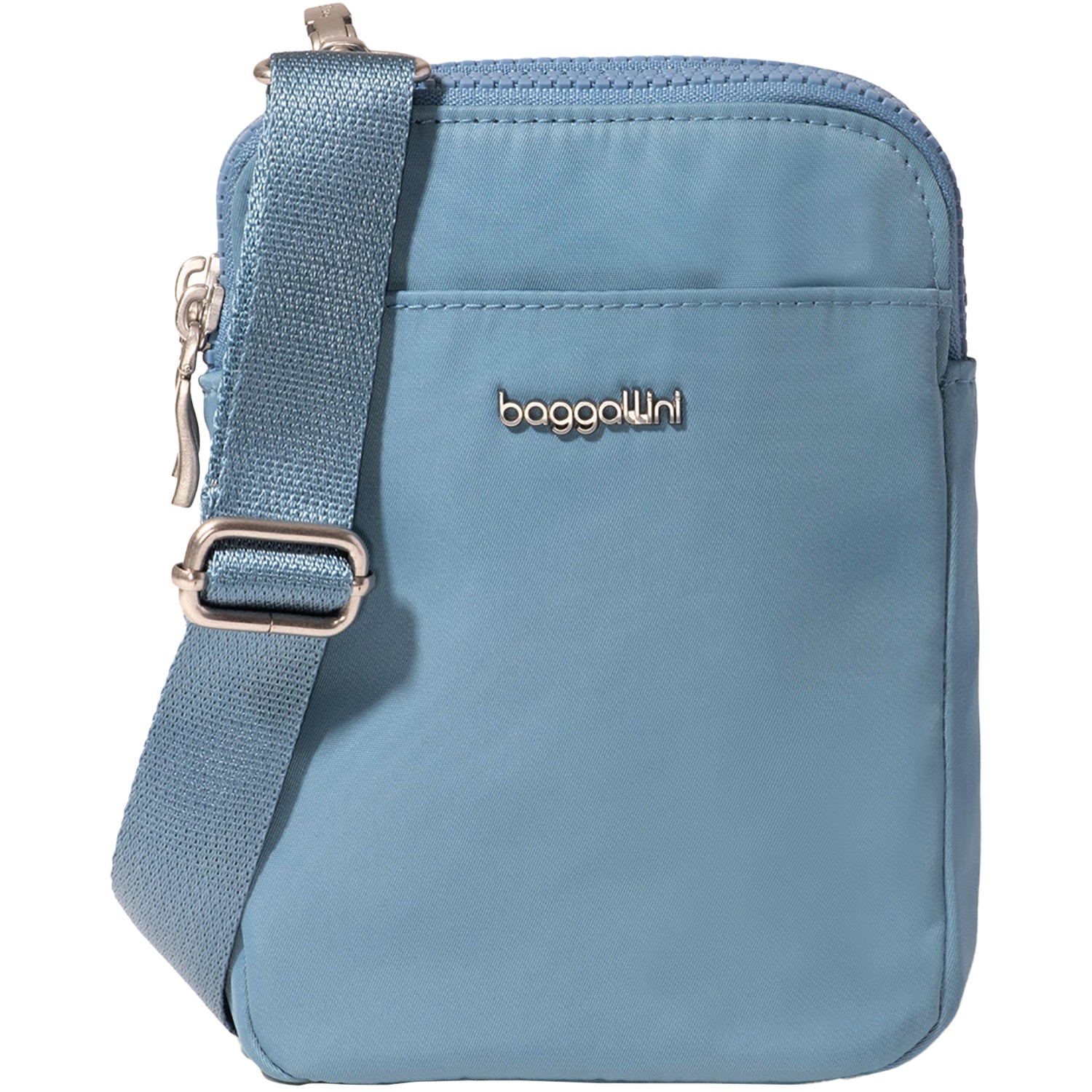 Womens Baggallini Baggallini Modern Take Two RFID Crossbody Cornflower Twill Cornflower Twill