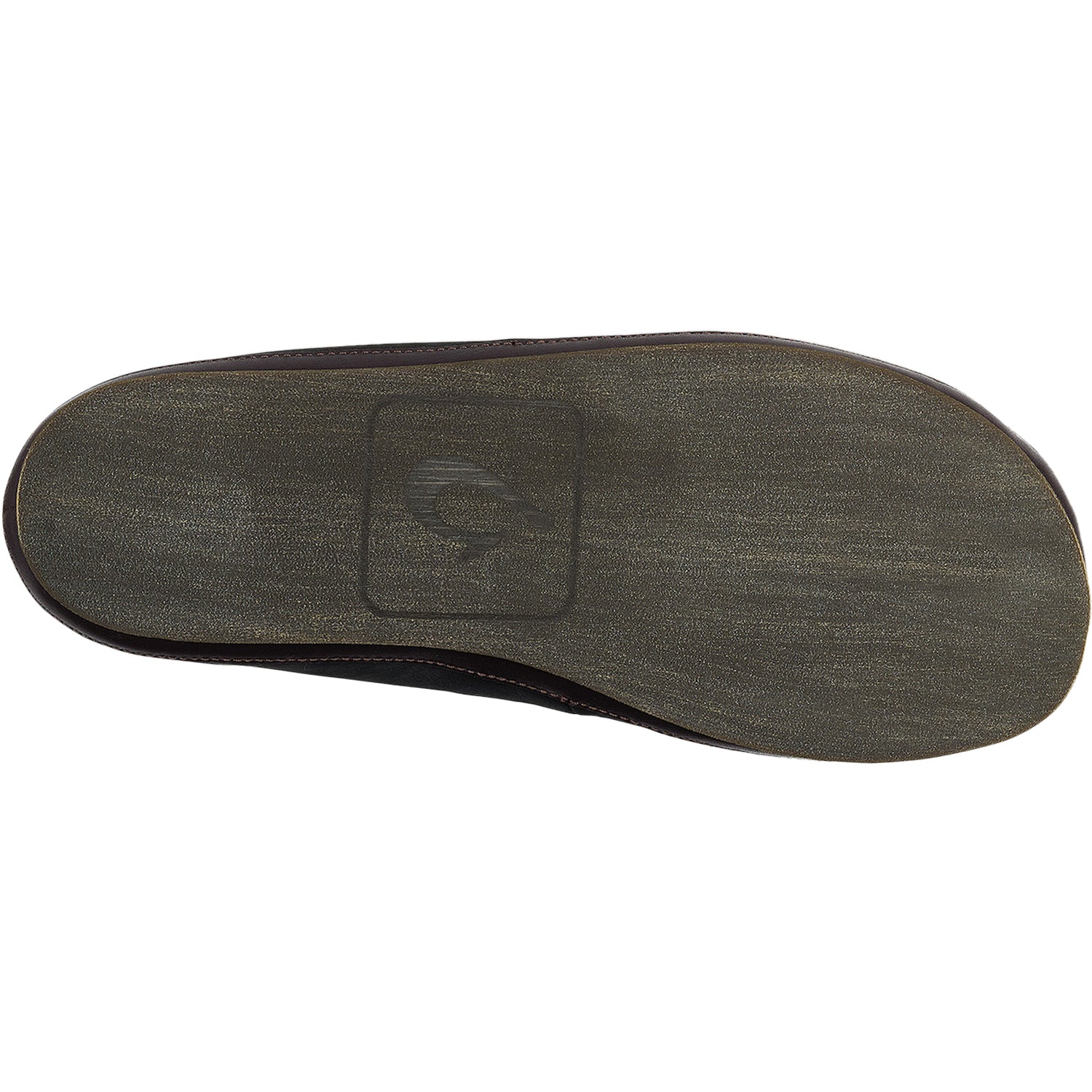 Mens Olukai Olukai Moloa Slipper Men's Closed Back Slippers Black/Dark Java Nubuck Black/Dark Java Nubuck