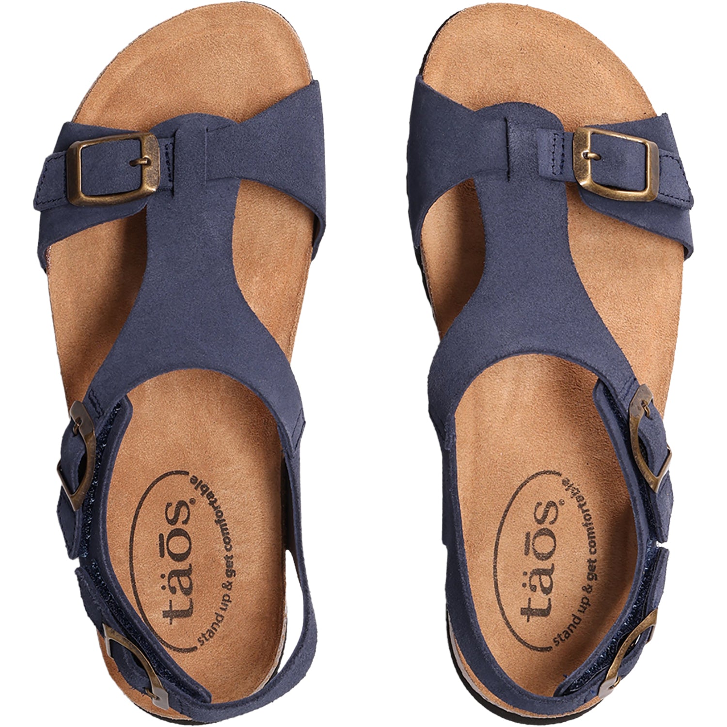 Womens Taos Taos MVP Women's Sandals Navy Suede Navy Suede