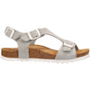 Womens Taos Women's Taos MVP Light Grey/White Buckle Suede Light Grey/White Buckle