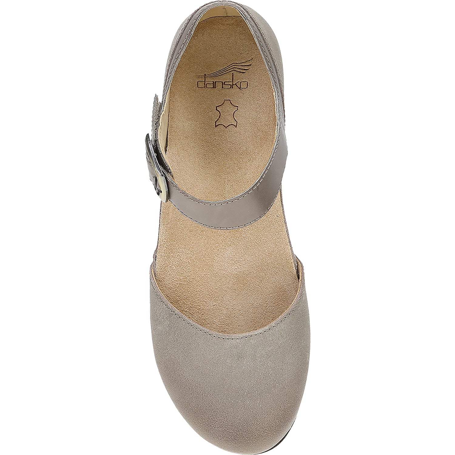 Womens Dansko Dansko Mae Women's Mary Jane Traditional Taupe Suede Taupe Suede