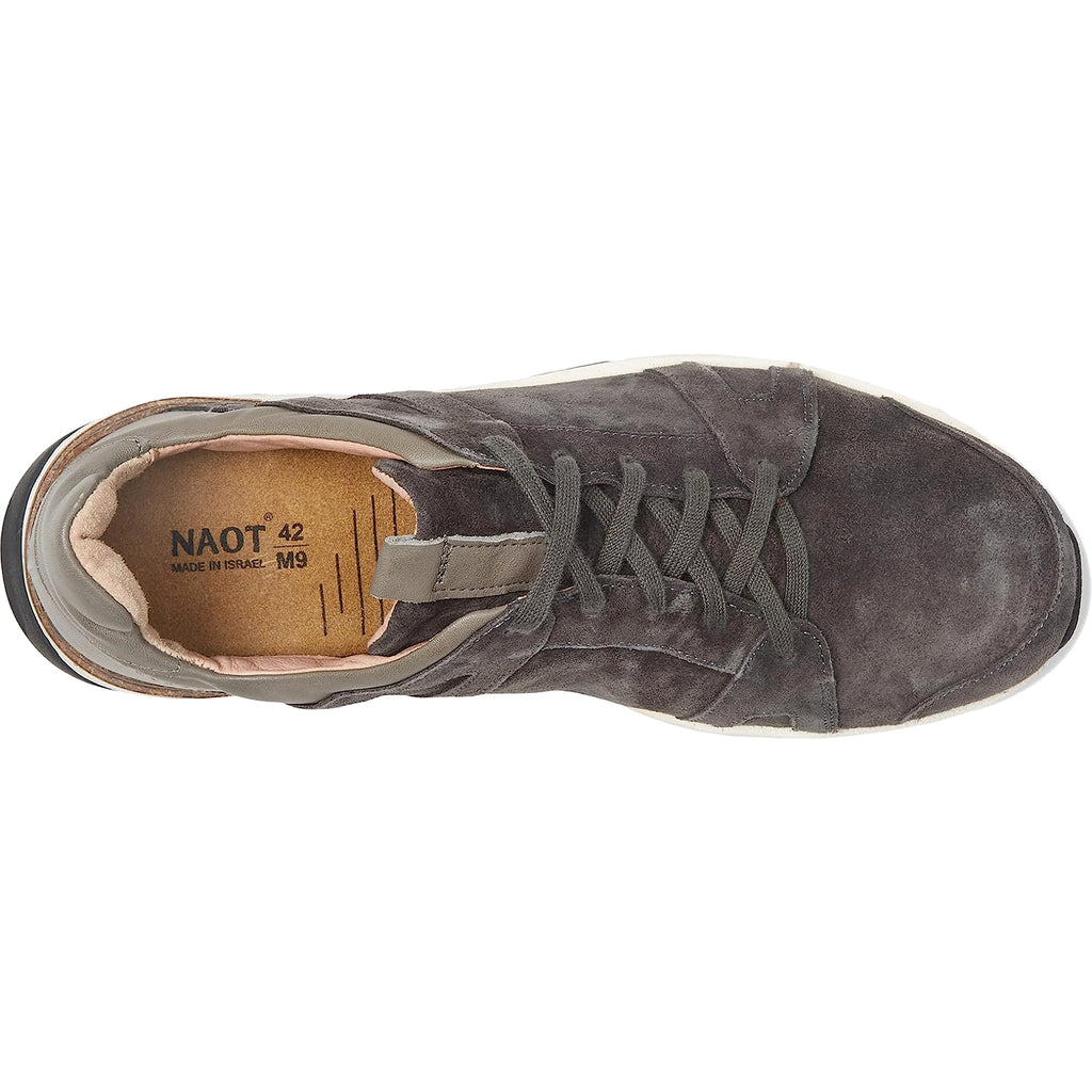 Mens Naot Men's Naot Magnify Oily Midnight/Foggy Grey Suede/Leather Oily Midnight/Foggy Grey Suede/Leather