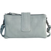 Womens Latico Latico Malta Crossbody/Clutch Handbag Sky Blue Leather Sky Blue Leather