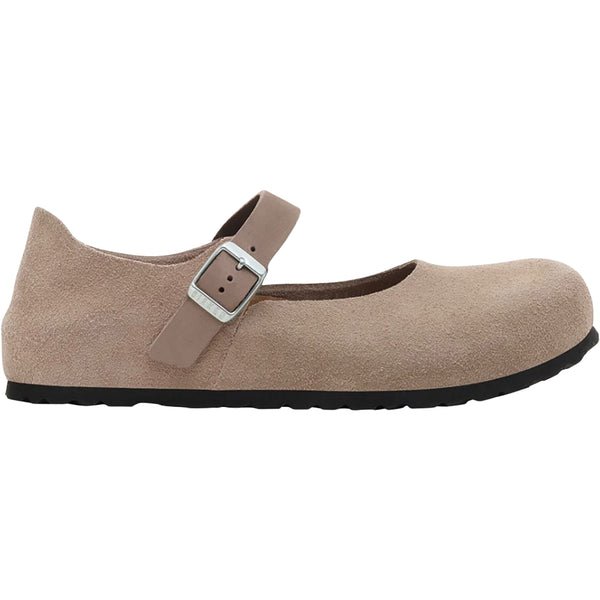 BIRKENSTOCK ブラウン メリージェーン 37 Birkenstock Mantova Women's Mary Jane Traditional Taupe Suede