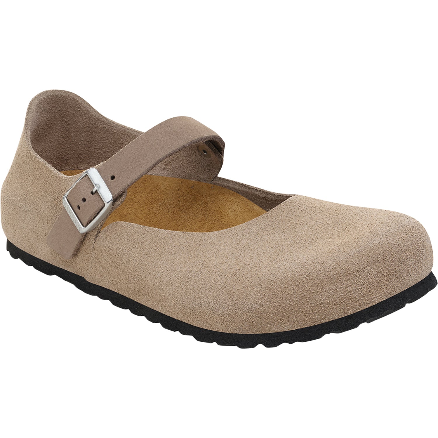 Womens Birkenstock Women's Birkenstock Mantova Taupe Suede Taupe Suede