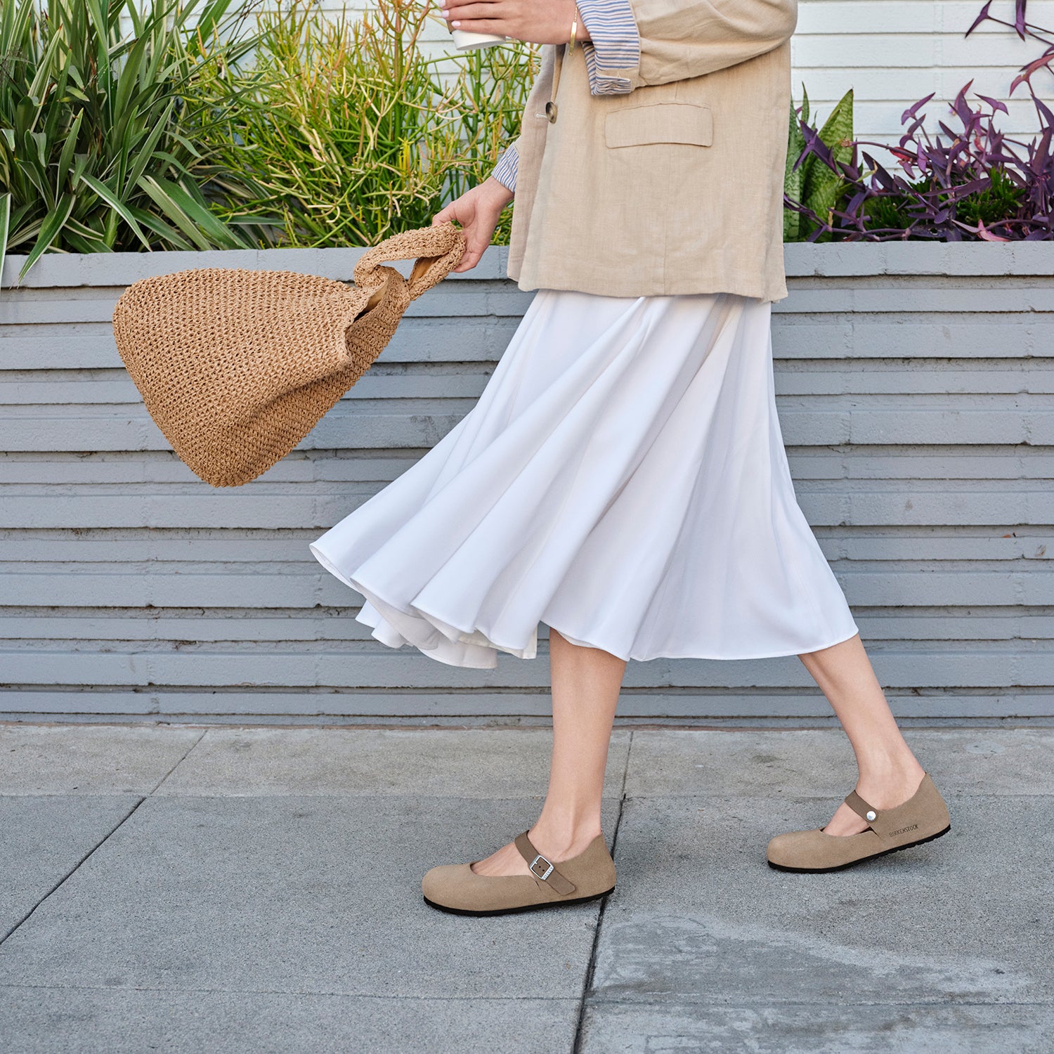 Womens Birkenstock Women's Birkenstock Mantova Taupe Suede Taupe Suede