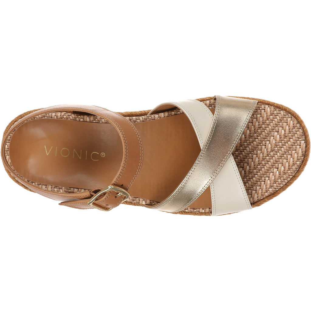 Womens Vionic Womens Vionic Mar Camel/Gold Leather Camel/Gold Leather