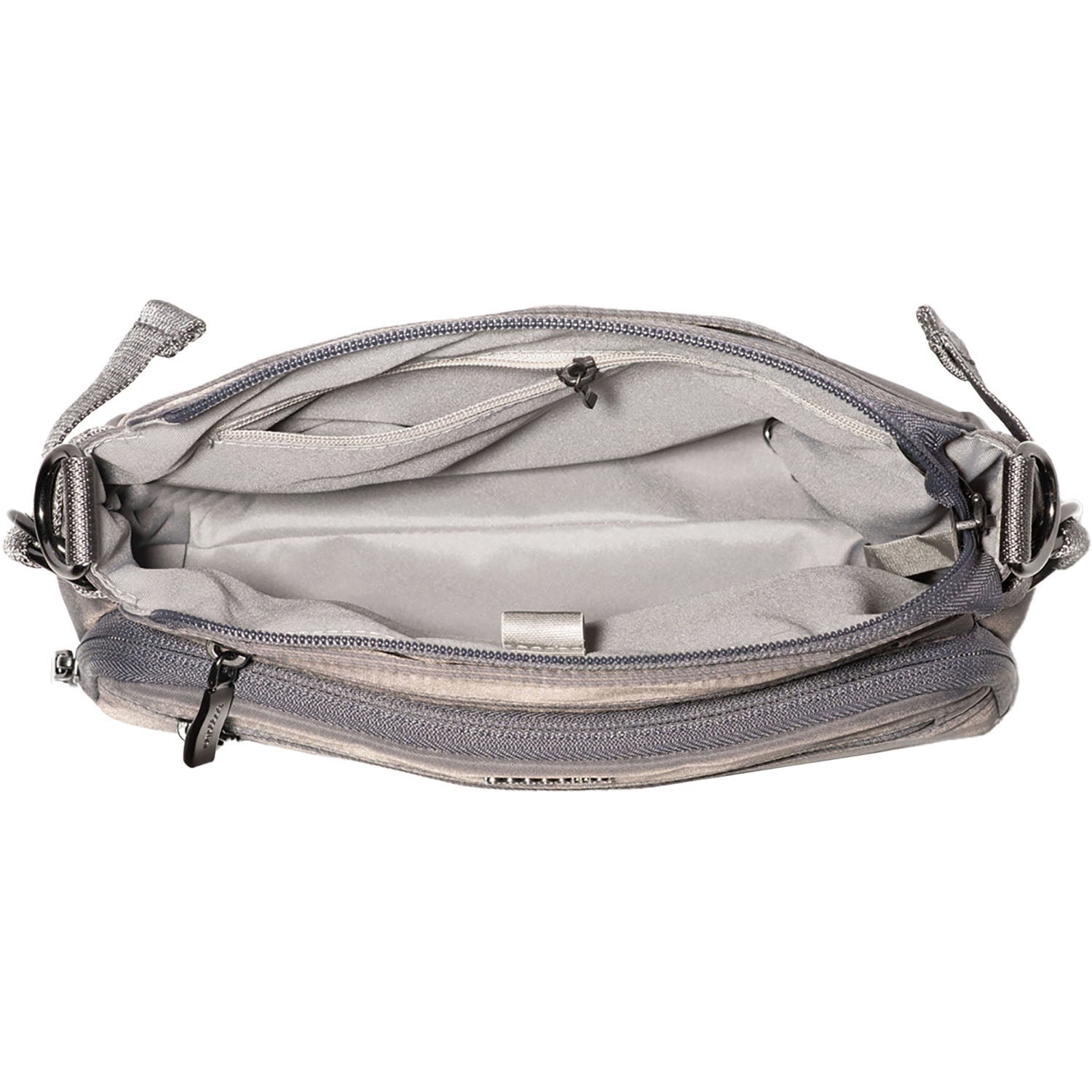 Womens Baggallini Baggallini Marais Crossbody Smoke Twill Smoke Twill